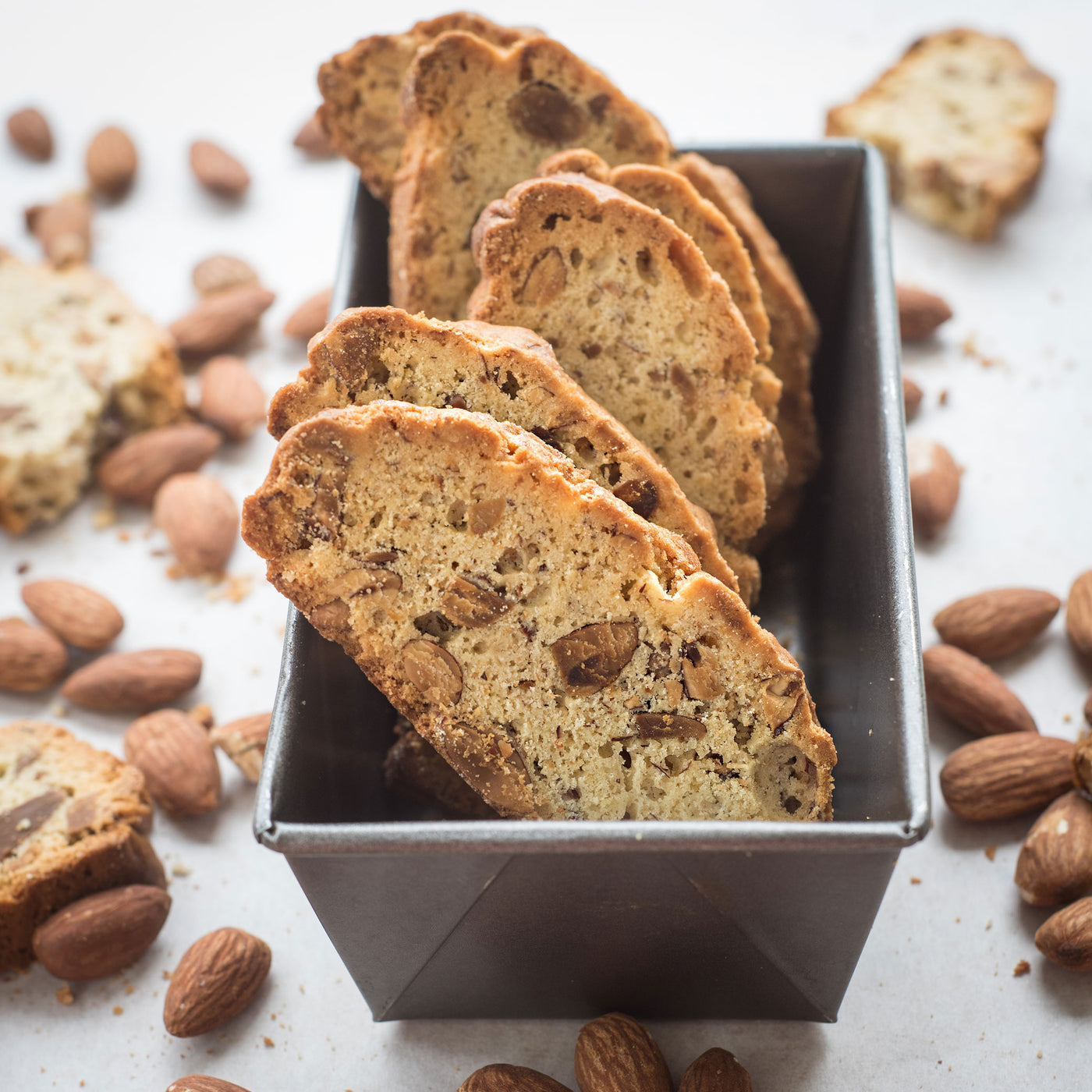 Biscotti with Toasted Almonds